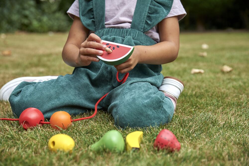 Tickit Houten Rijgvruchten (7 stuks)