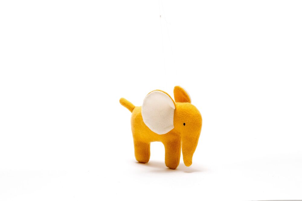 Olifant klein - mosterdgeel