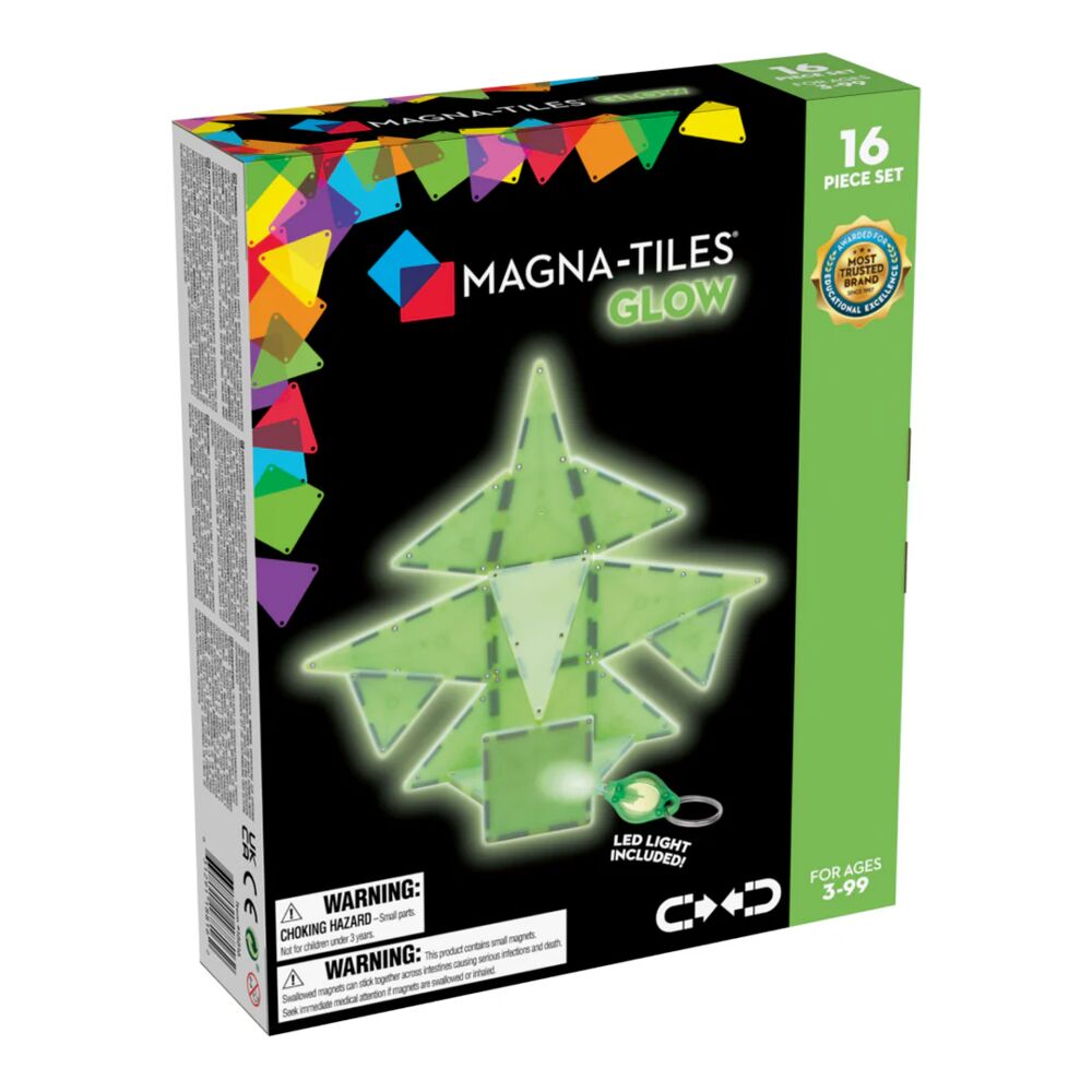 MAGNA-TILES Glow In The Dark 16 stuks