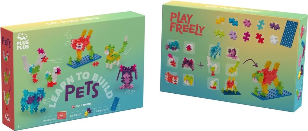 Learn to build Plus-Plus Dieren (275st)