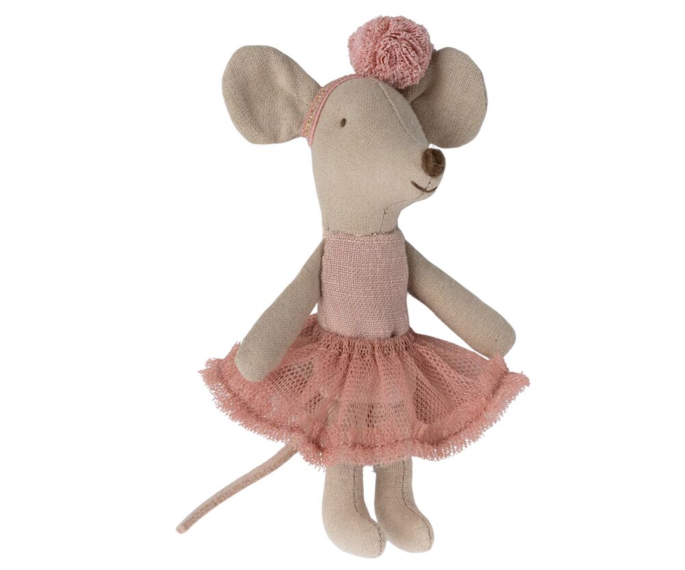 Maileg Ballerina muis - kleine zus - roze