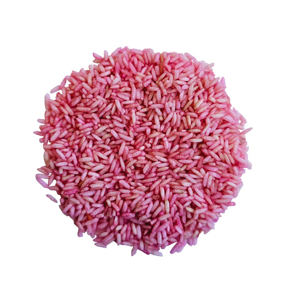 Grennn speelrijst - Roze - 750g