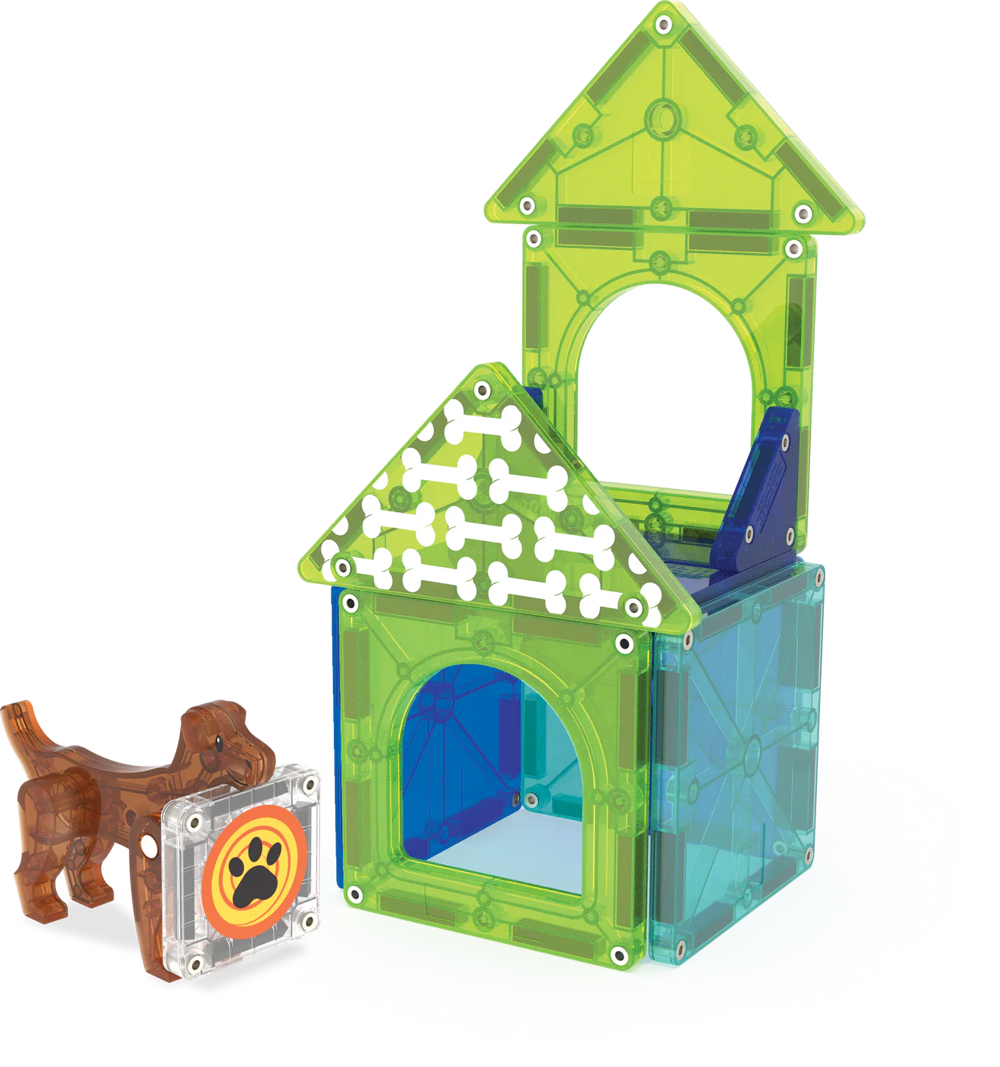 MAGNA-TILES - Dog house - 13 stuks