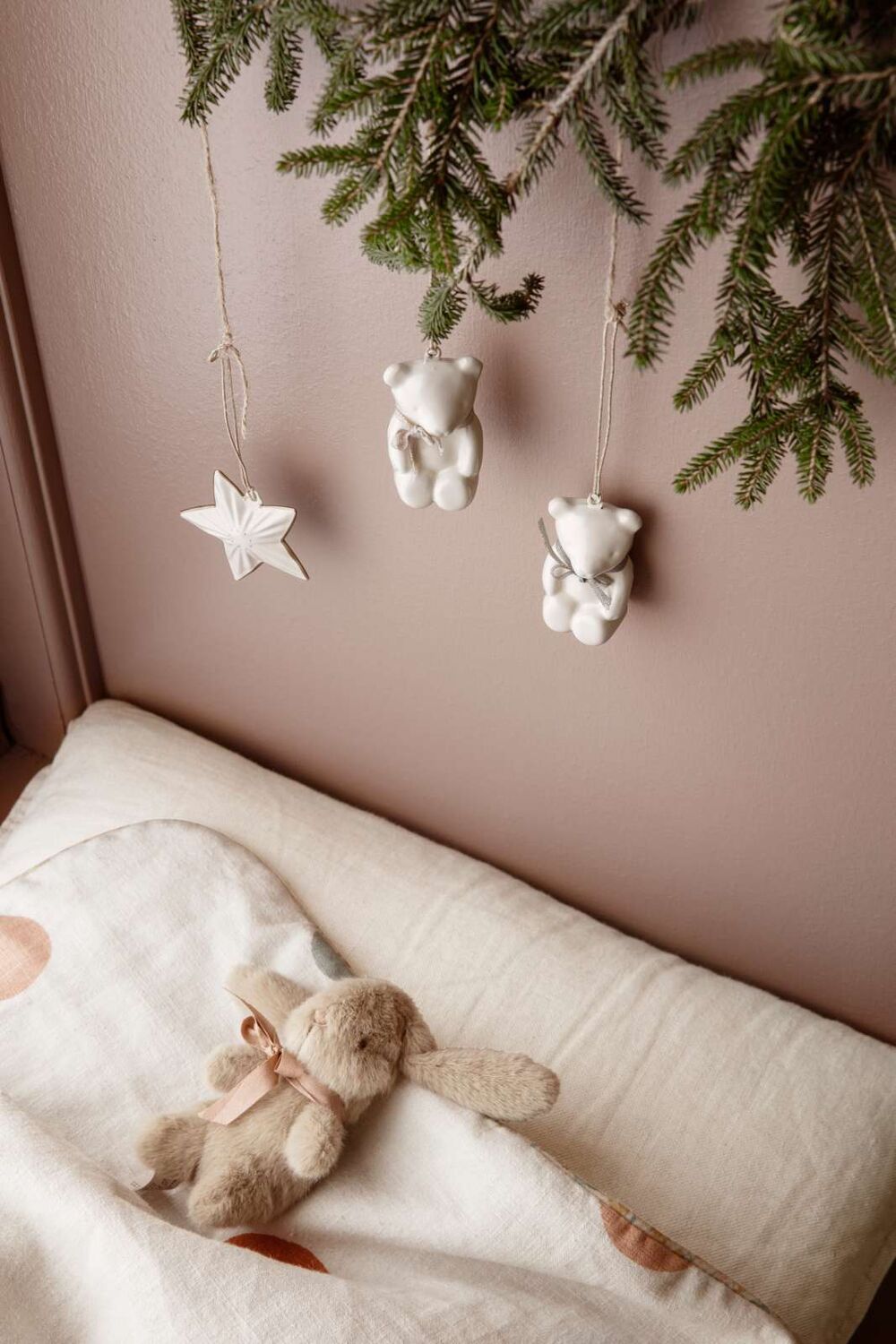 Maileg Knuffelkonijntje - Mini - Light powder
