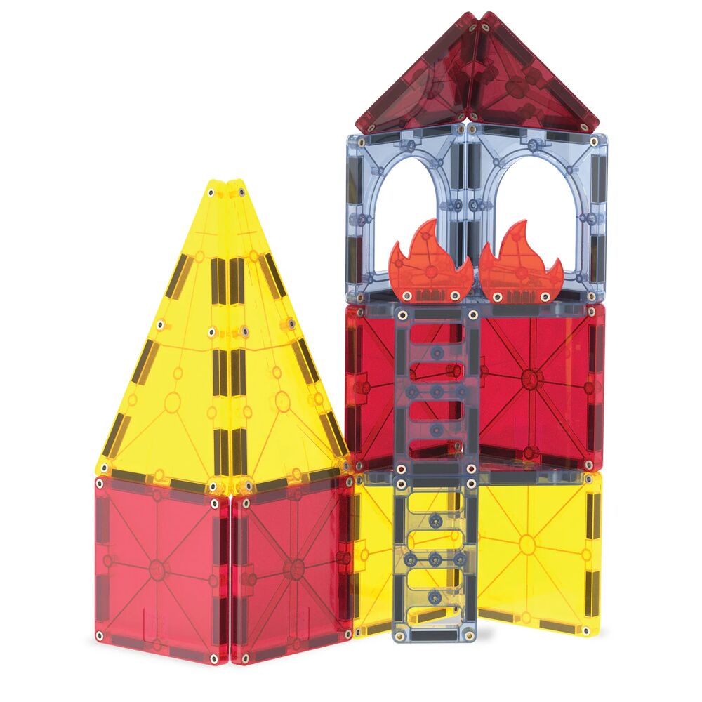 MAGNA-TILES - Fire Station - 27 stuks