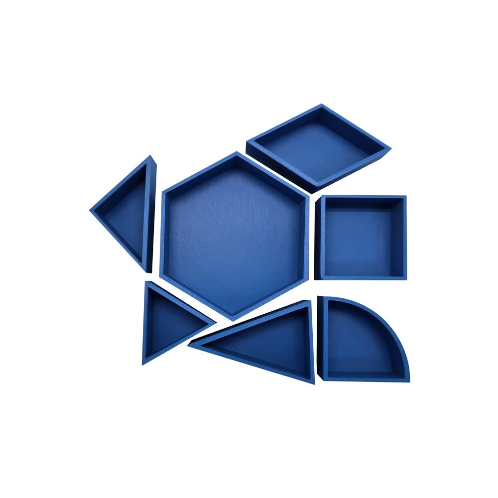 Grennn speelbakje Mandigo - Blauw - Rechte driehoek - E4