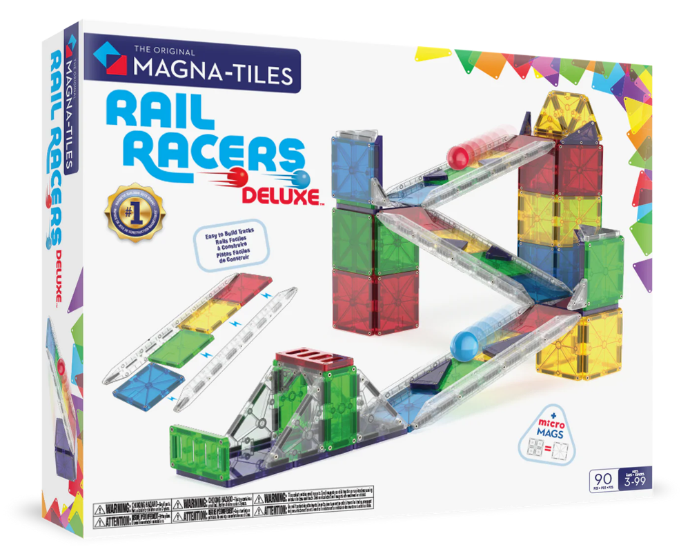 MAGNA-TILES - Rail Racers Deluxe - 90 stuks