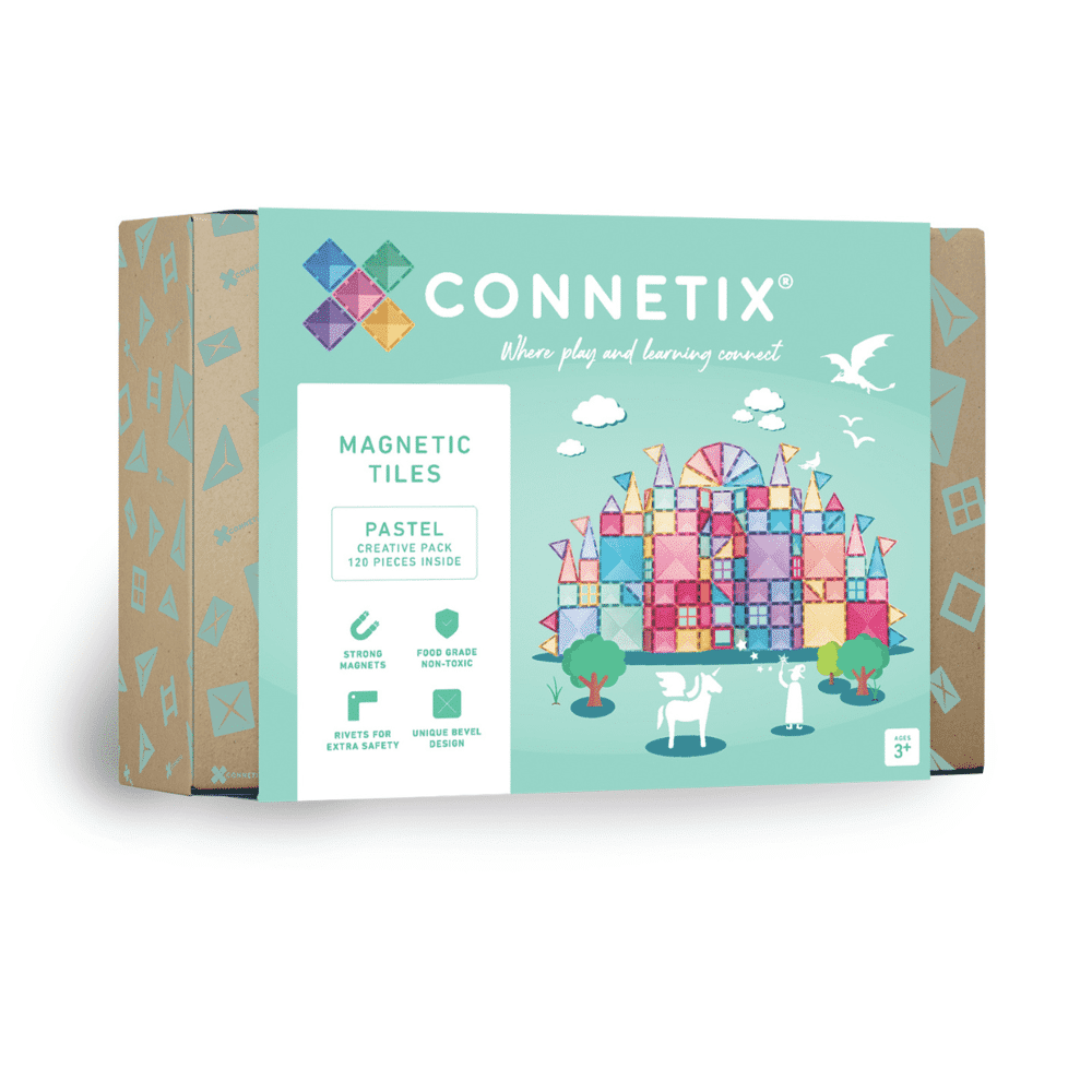 Connetix Pastel Creative Pack - 120 stuks