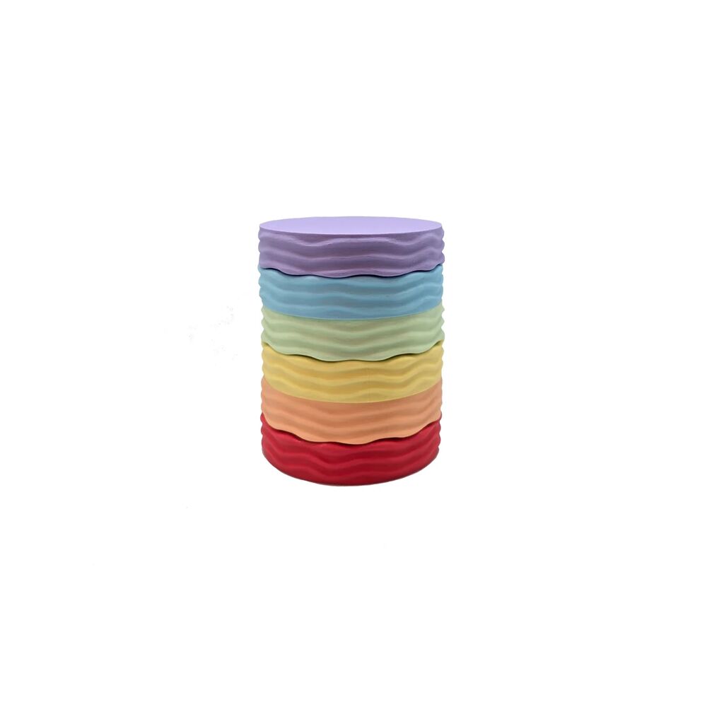 Grennn 'Wave' bakjes set - Pastel