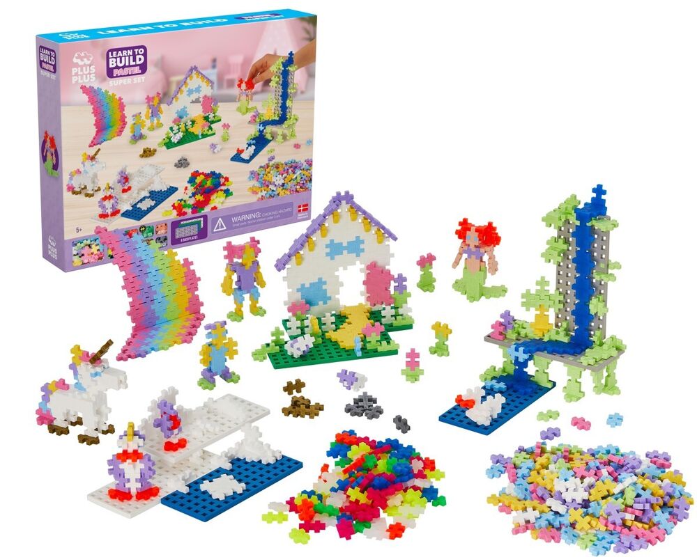 Learn to build Plus-Plus Pastel (1200st)
