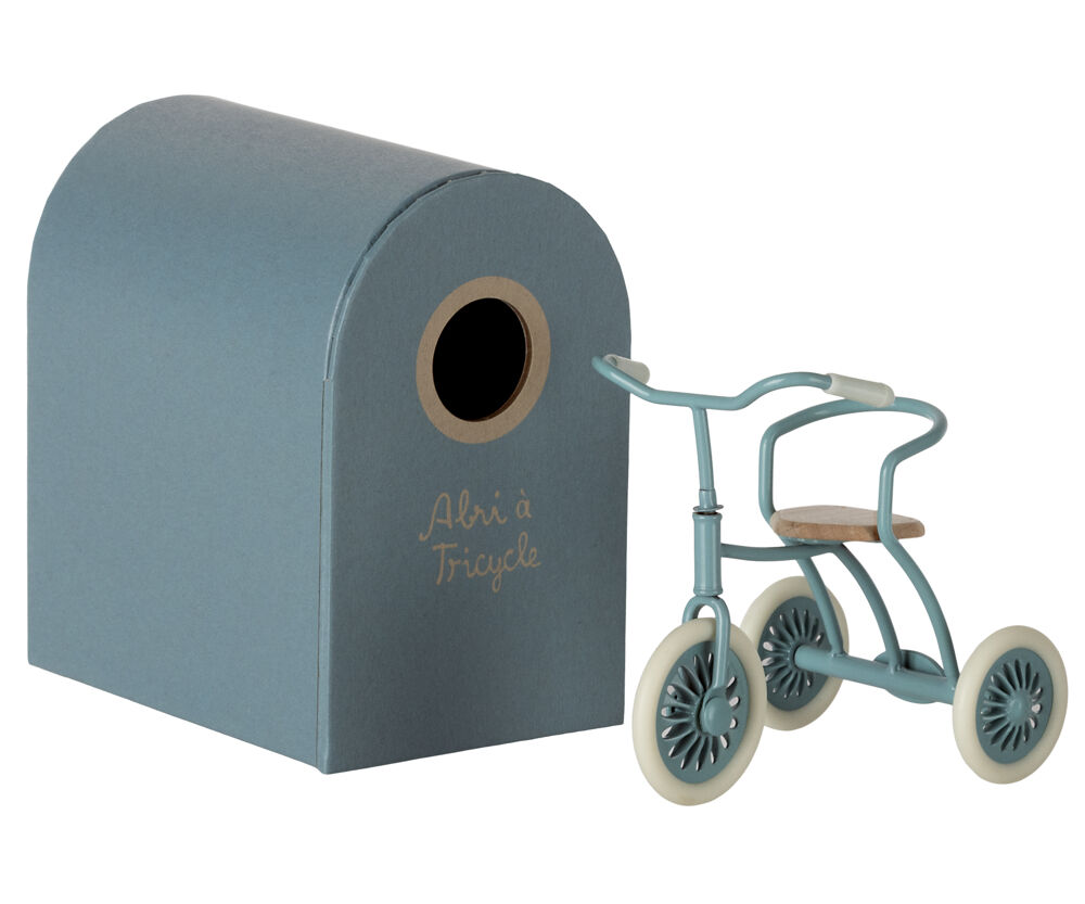 Maileg Miniatuur driewieler - Petrol blauw