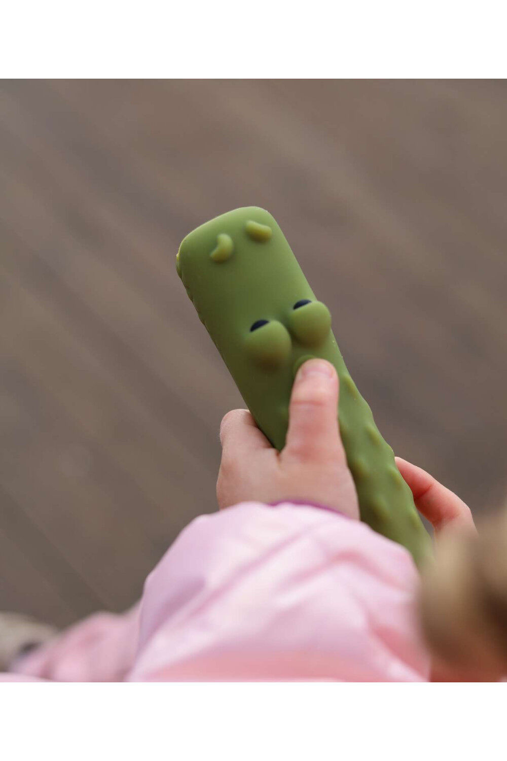 Siliconen kinderzaklamp - Krokodil