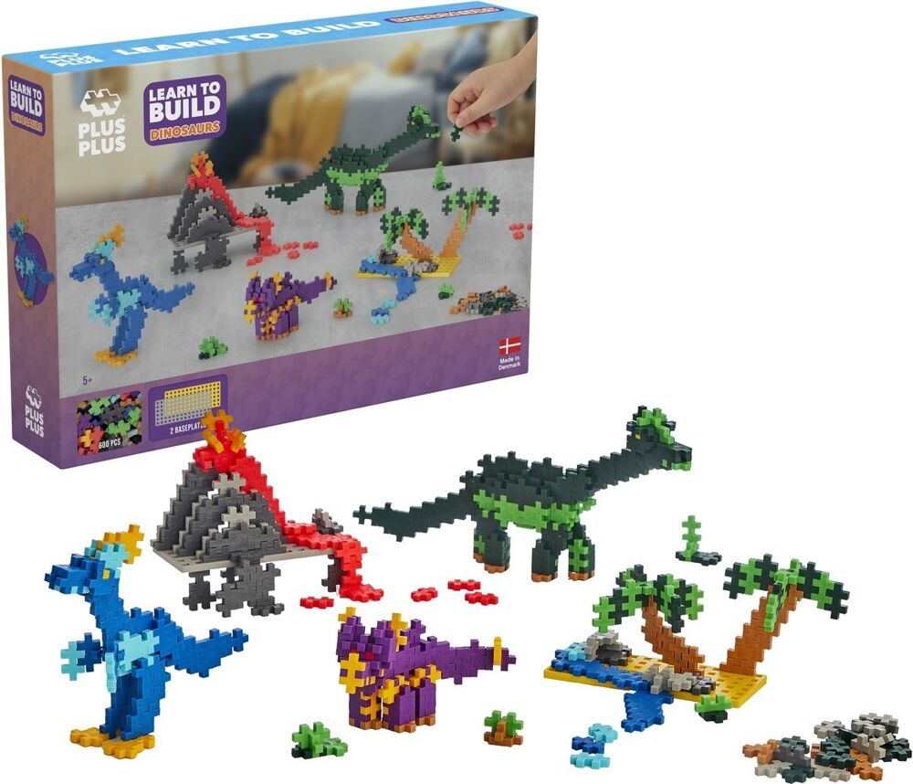 Learn to build Plus-Plus Dino's (600st)