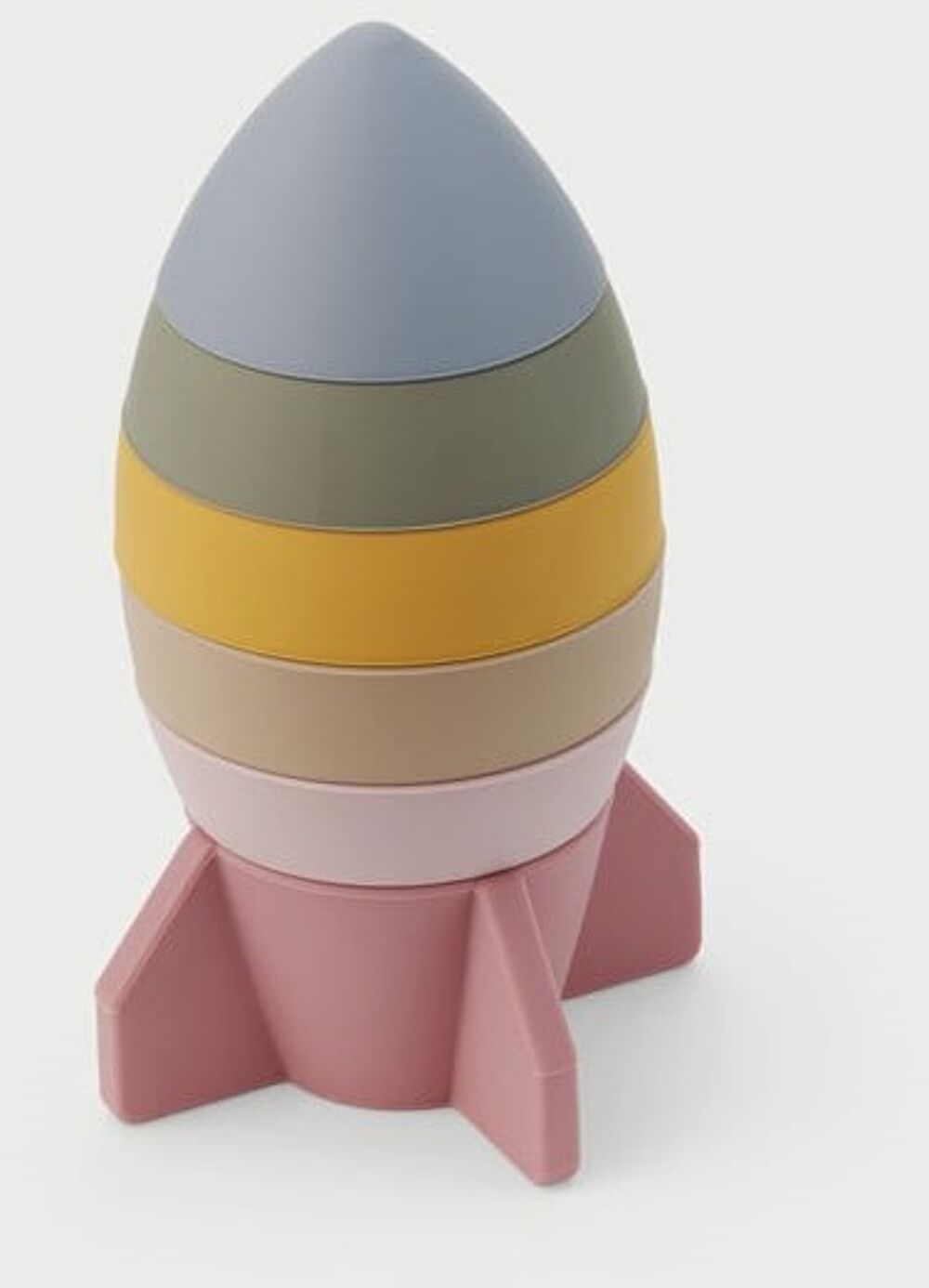 Tickit Silisoft Stapelbare Raket (Aarde Kleuren)