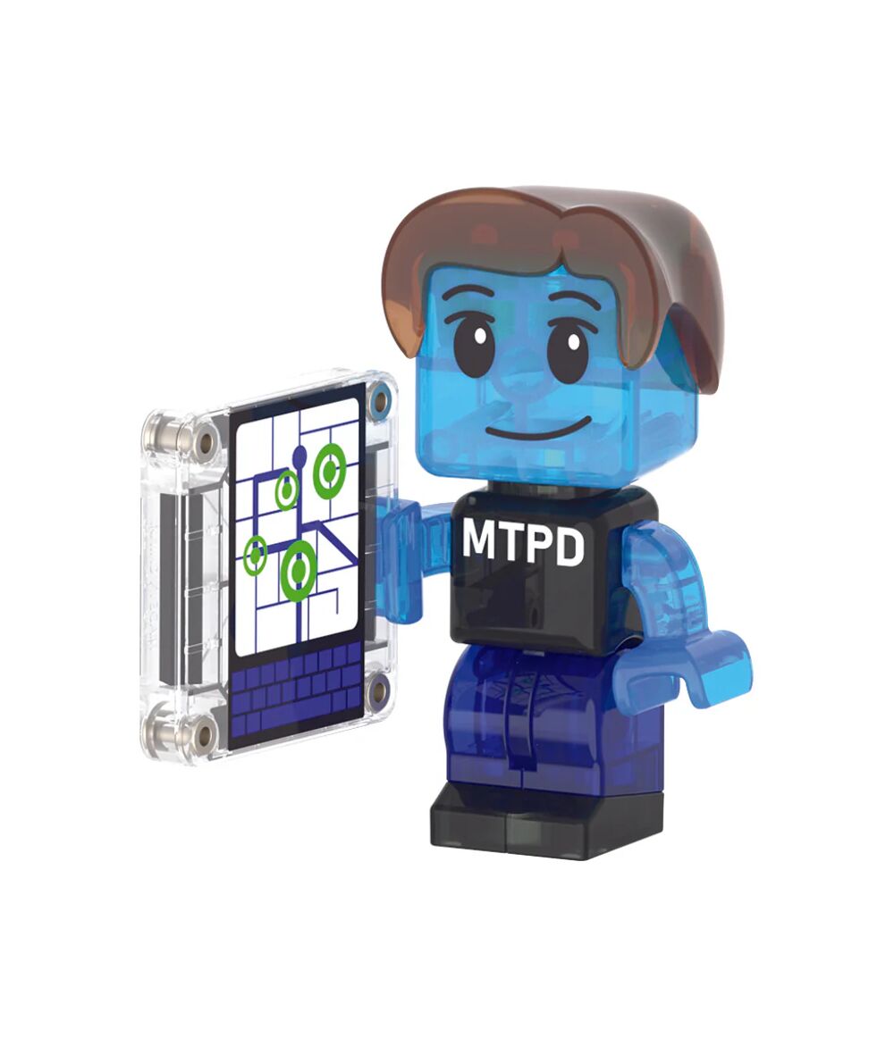 MAGNA-TILES - Politiebureau - 35 stuks