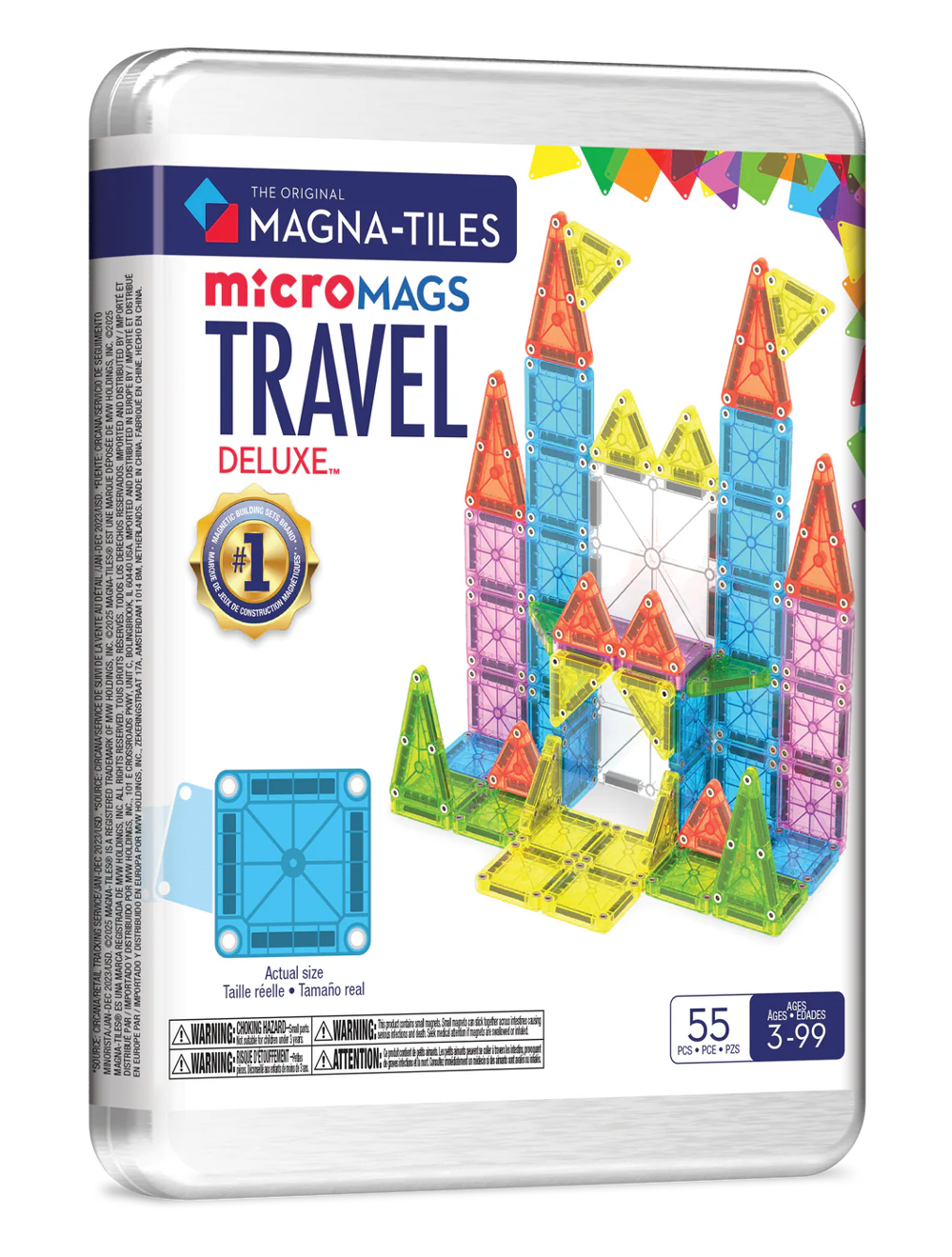 MAGNA-TILES - Reisset Deluxe - 55 stuks