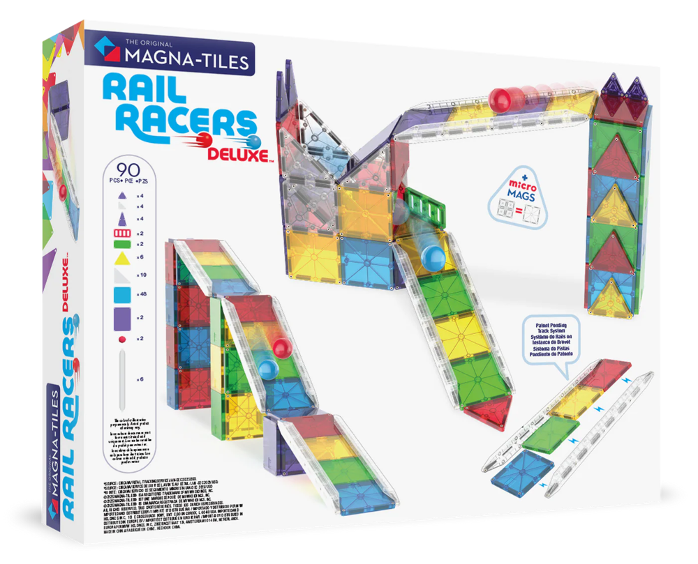 MAGNA-TILES - Rail Racers Deluxe - 90 stuks
