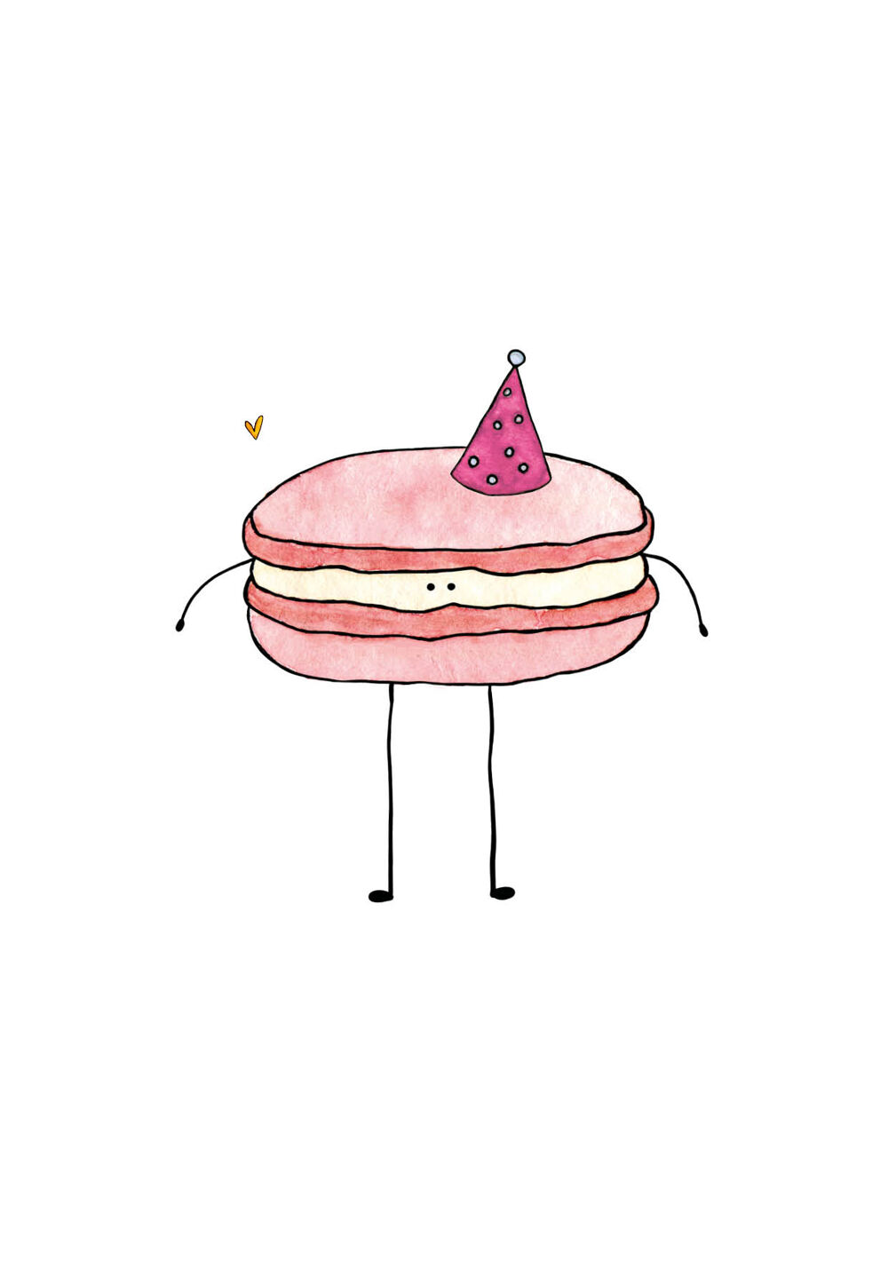 Kaart macaron