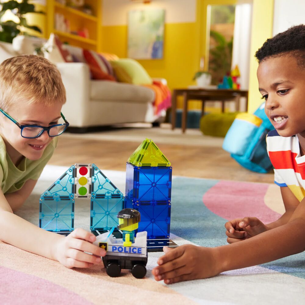 MAGNA-TILES - Police Patrol - 20 stuks