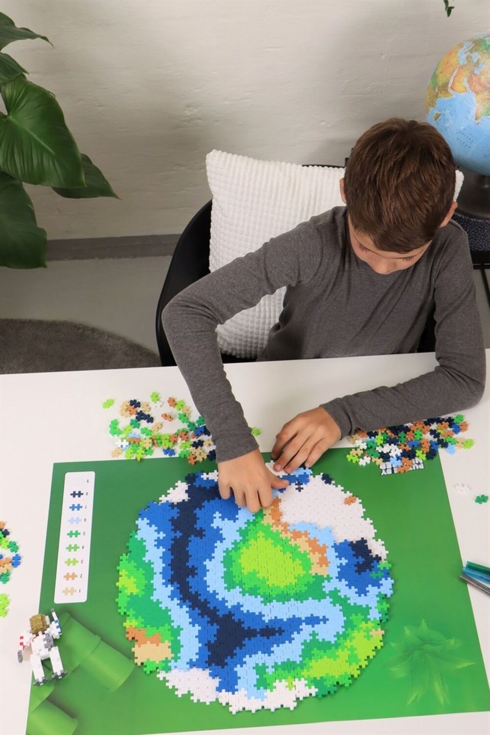 Puzzle by number Plus-Plus Aarde (800st)