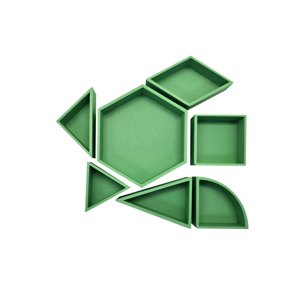 Grennn speelbakje Mandigo - Groen - Gelijkbenige driehoek - D2