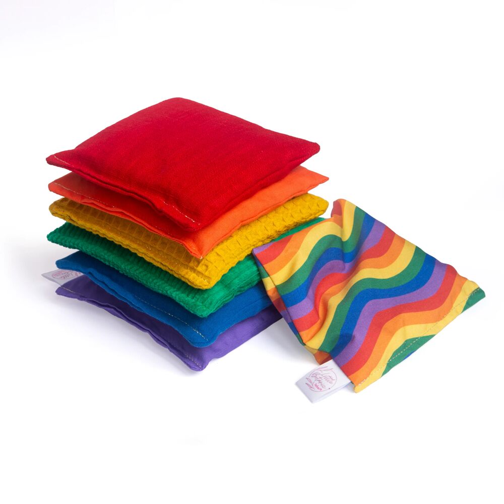 Grennn x Little Botanic label waves speelset compleet - Regenboog