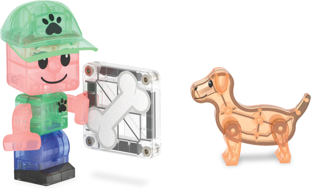MAGNA-TILES - Puppy Park - 27 stuks