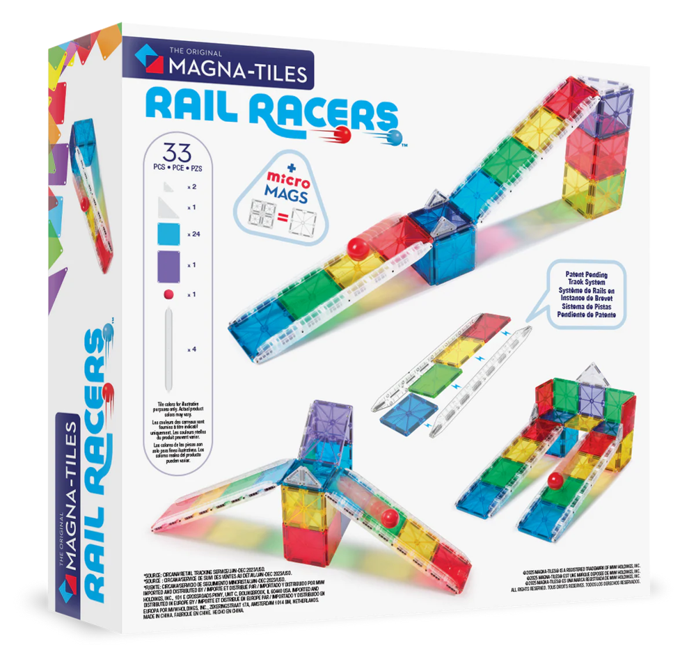 MAGNA-TILES - Rail Racers - 33 stuks
