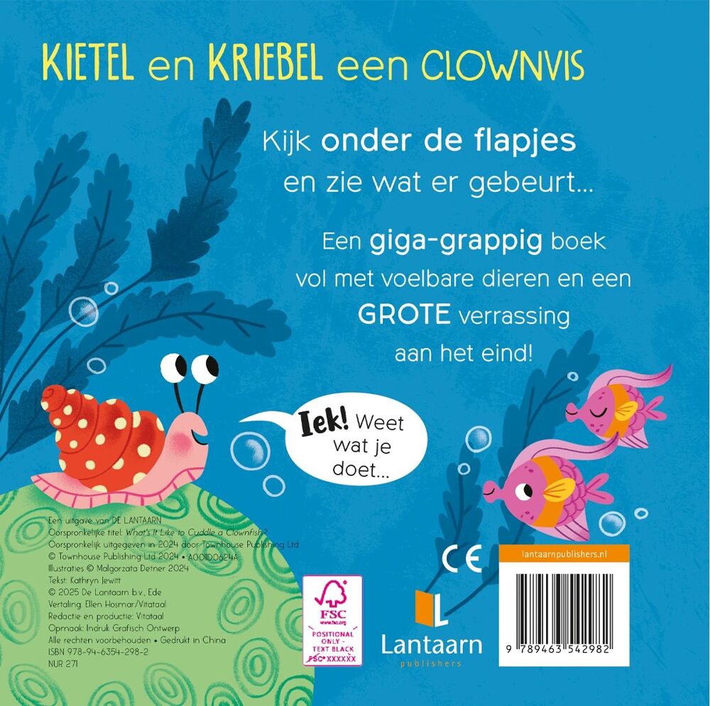 Kietel en kriebel een clownvis