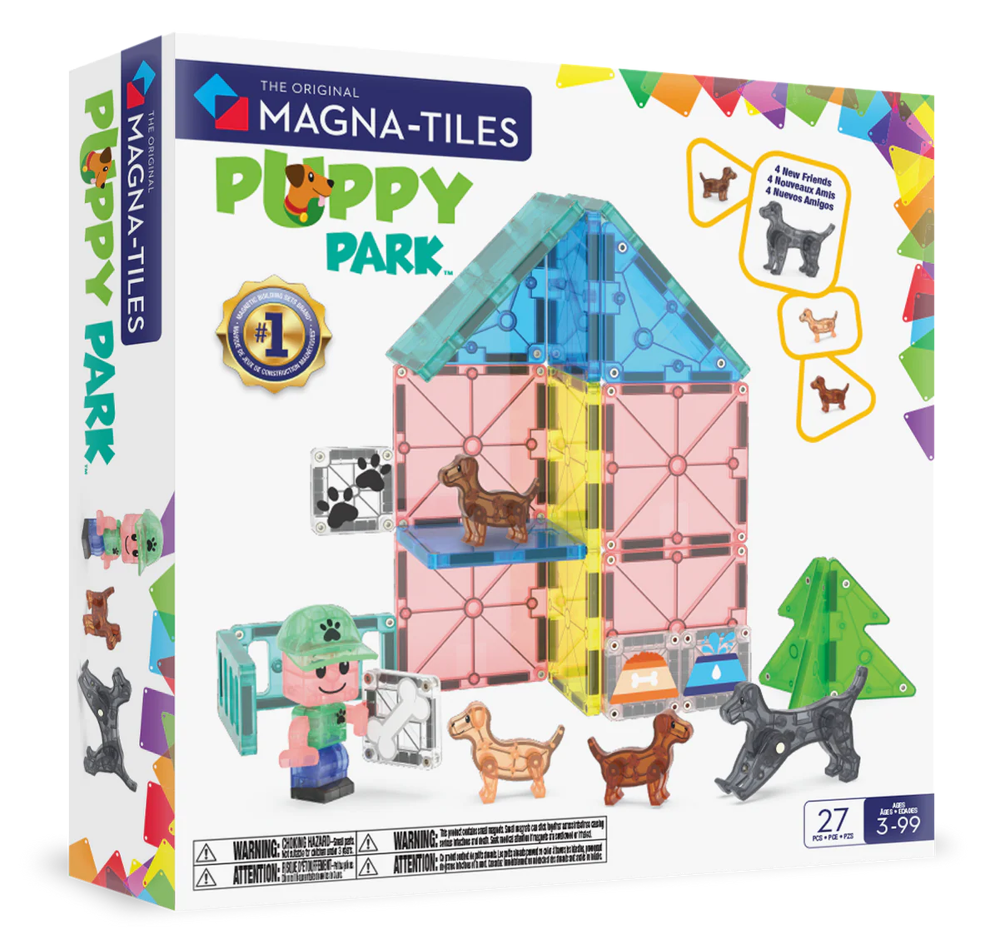 MAGNA-TILES - Puppy Park - 27 stuks