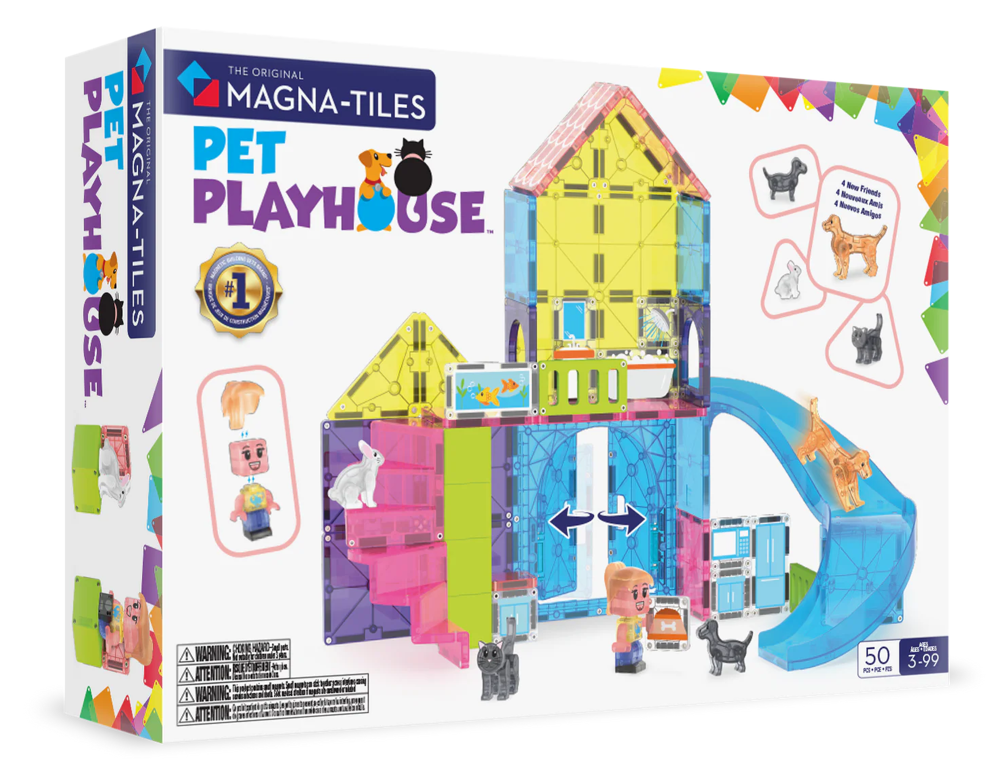 MAGNA-TILES - Pet Playhouse - 50 stuks