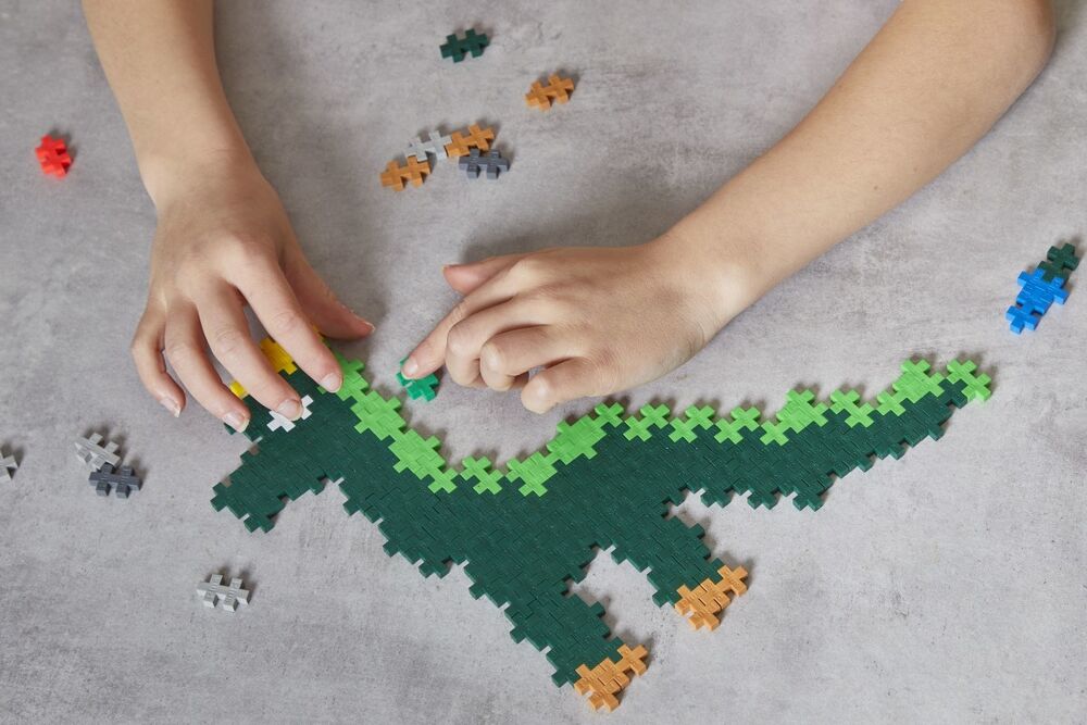 Learn to build Plus-Plus Dino's (600st)