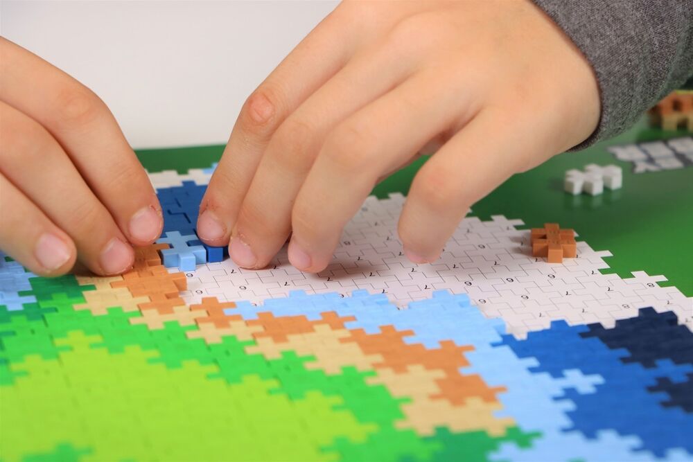 Puzzle by number Plus-Plus Aarde (800st)
