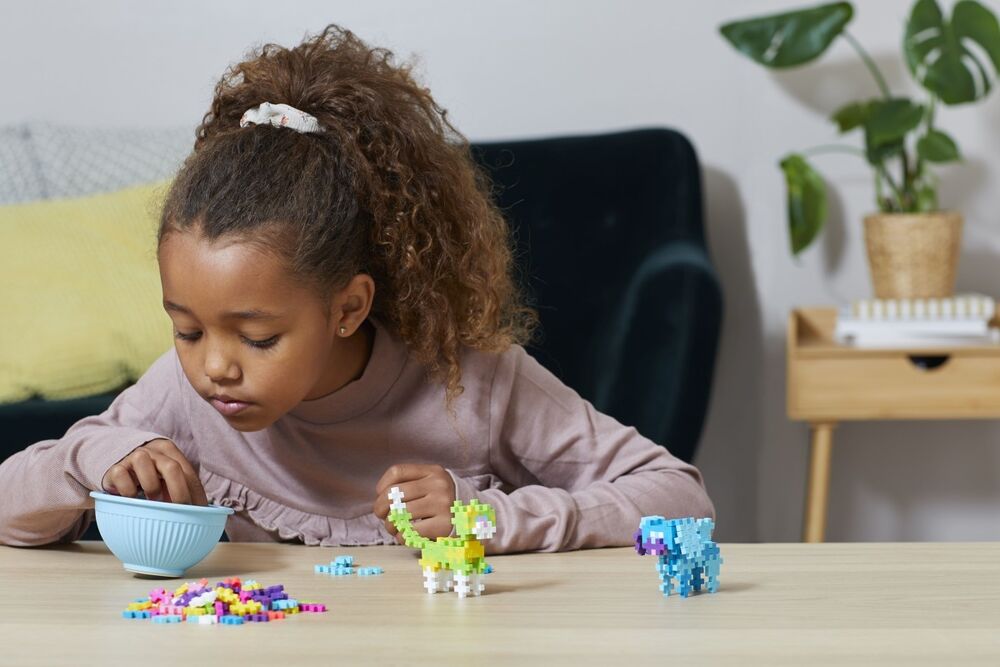 Learn to build Plus-Plus Dieren (275st)