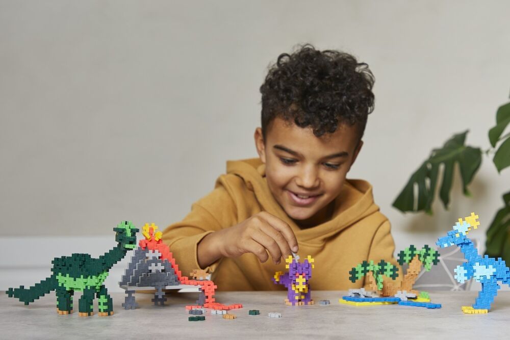 Learn to build Plus-Plus Dino's (600st)