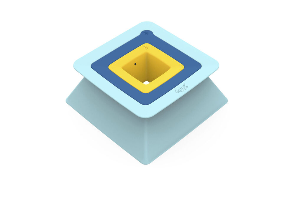 Pyramide bouwer Pira - Vintage blue / Deep blue / Mellow Yellow Pyramide bouwer Pira - Vintage blue / Deep blue / Mellow Yellow