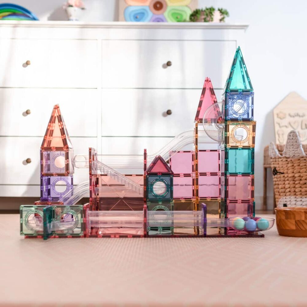 Connetix Pastel Ball Run Pack - 106 stuks