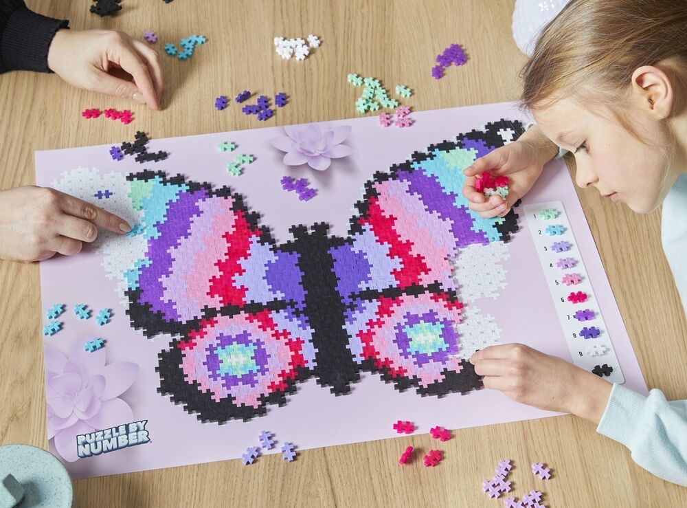 Puzzle by number Plus-Plus vlinder (800st)