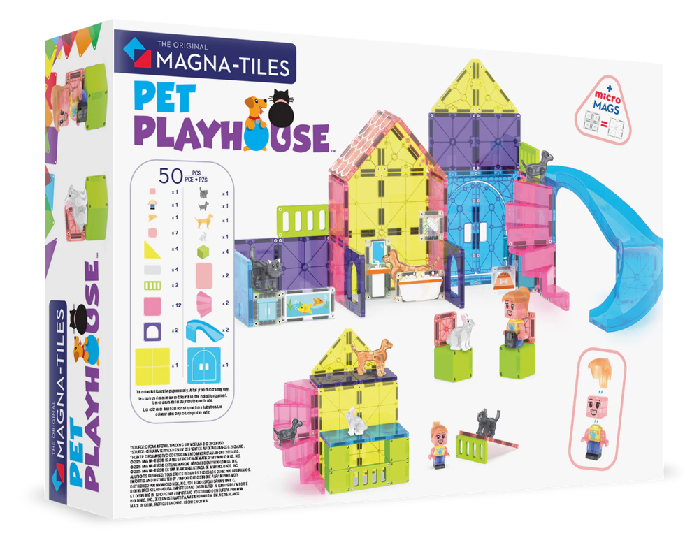 MAGNA-TILES - Pet Playhouse - 50 stuks