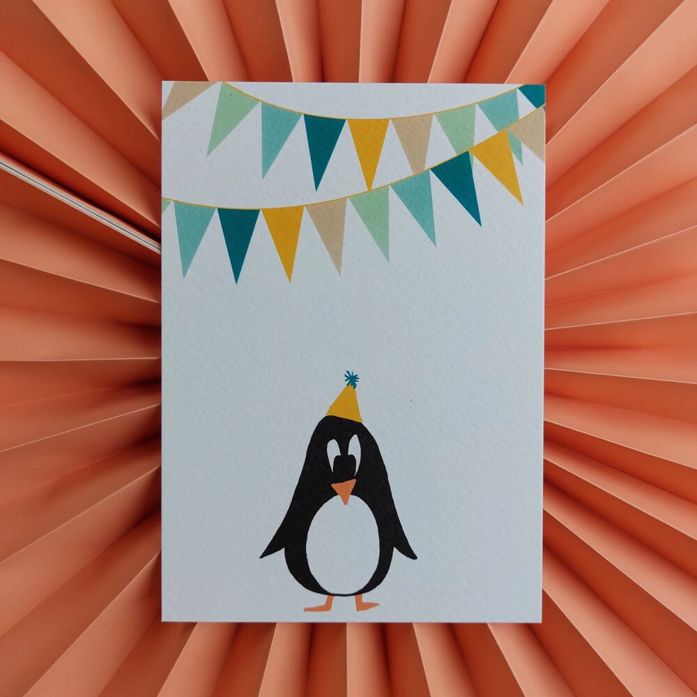 Kaart Pinguin feest