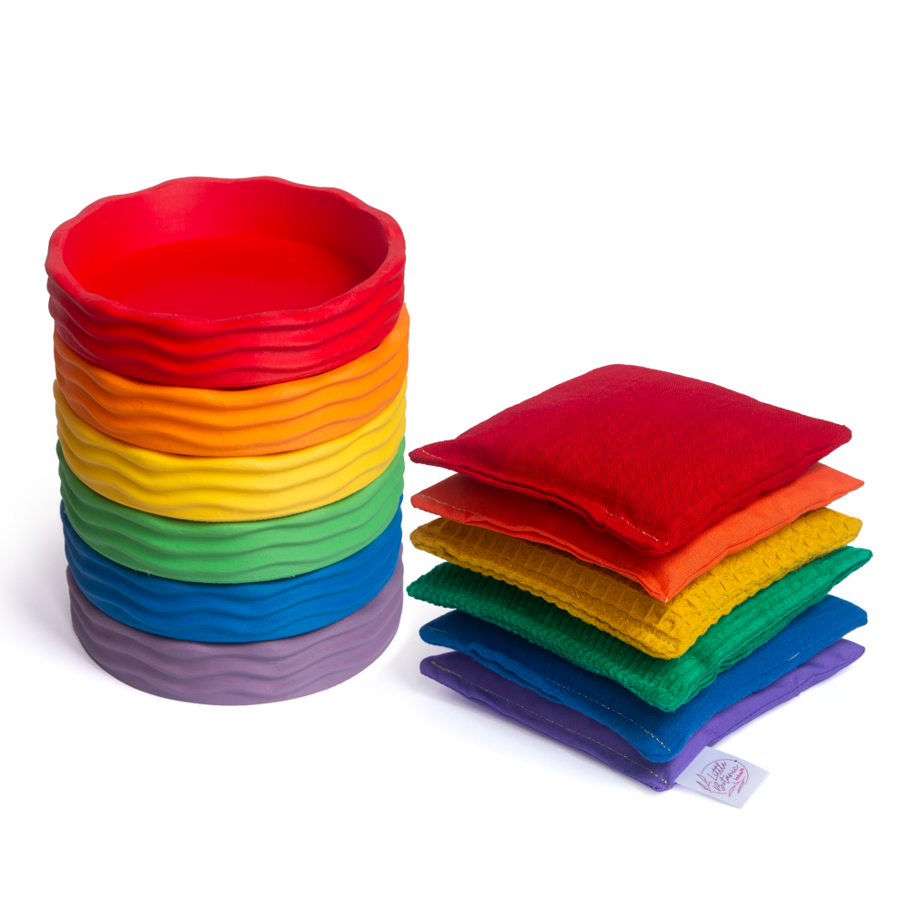 Grennn x Little Botanic label waves regenboog speelset basic