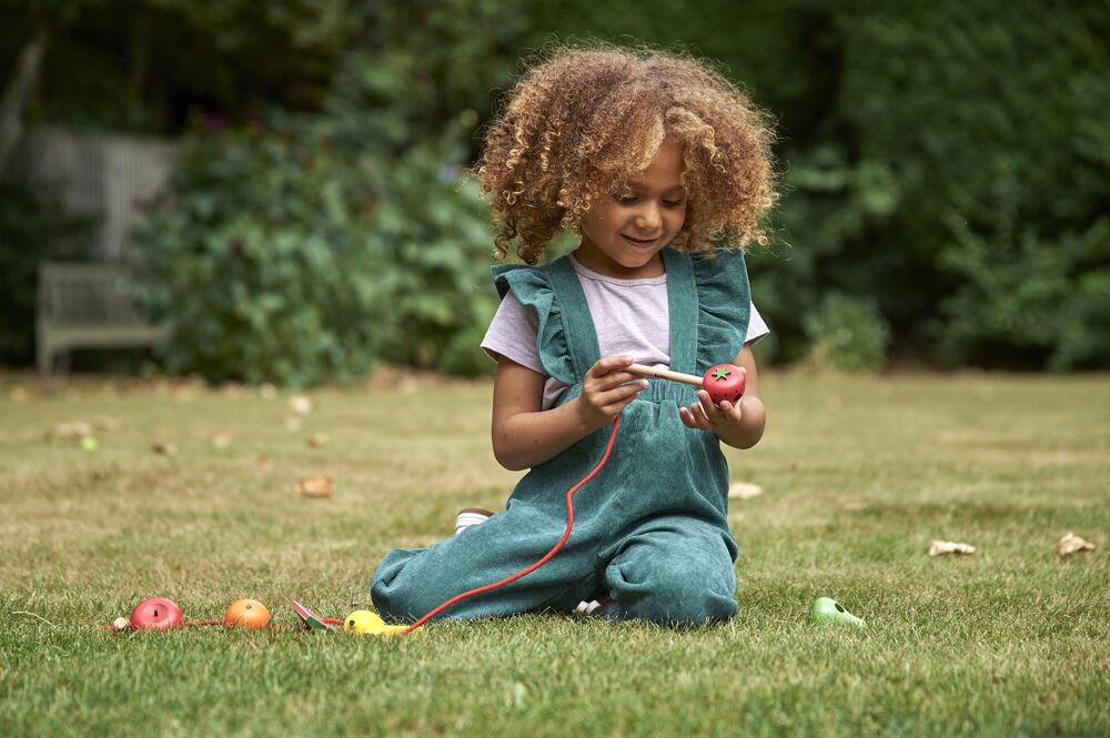 Tickit Houten Rijgvruchten (7 stuks)