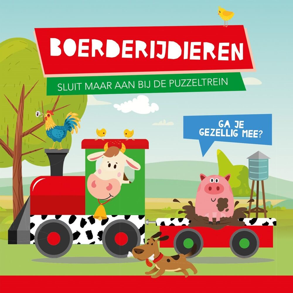 Puzzeltrein Boerderijdieren