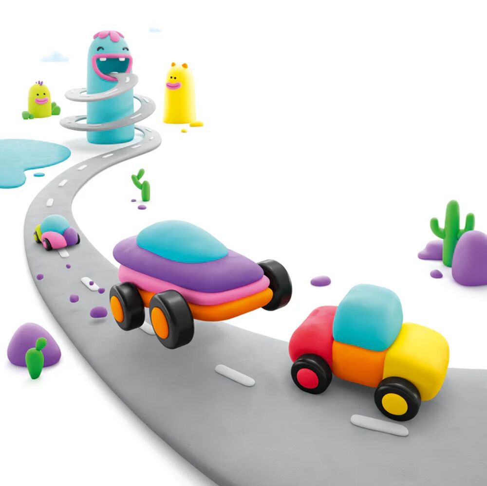 HeyClay - Happy Cars - 3 autos