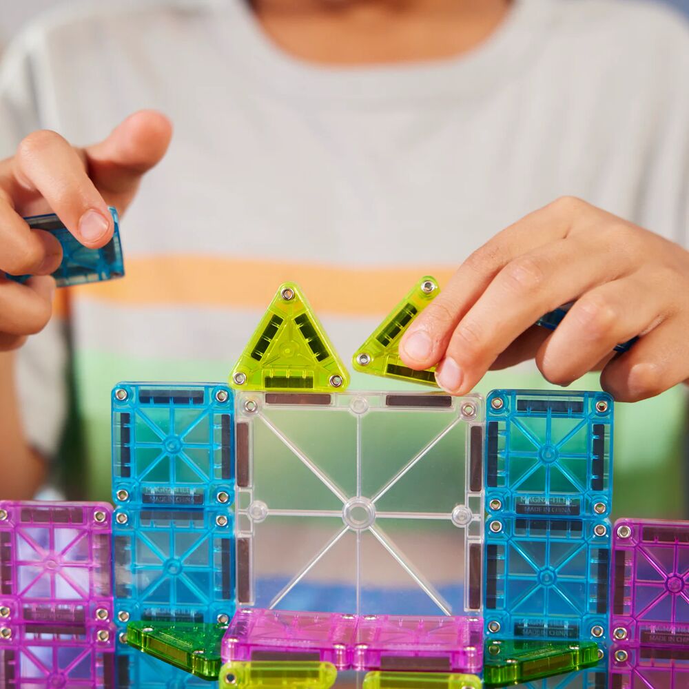 MAGNA-TILES - Reisset Deluxe - 55 stuks