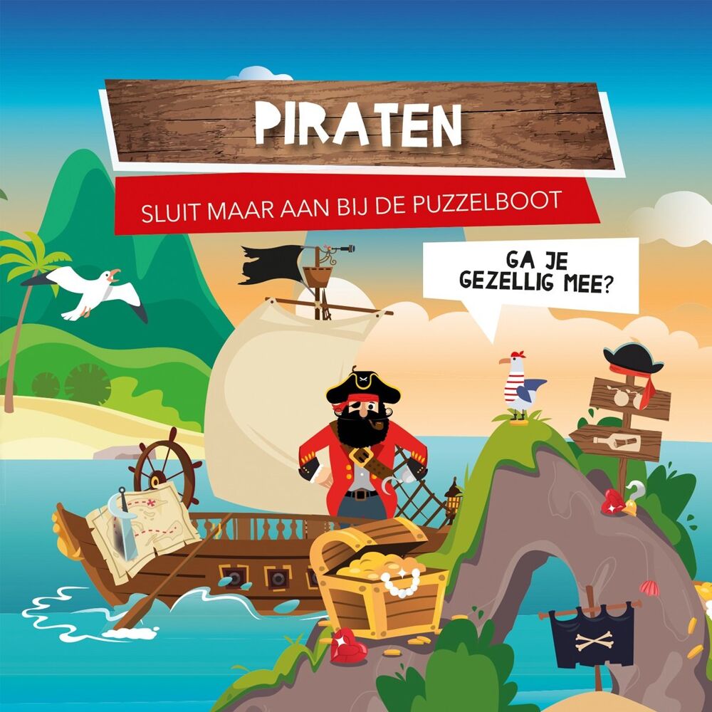 Puzzelboot Piraten