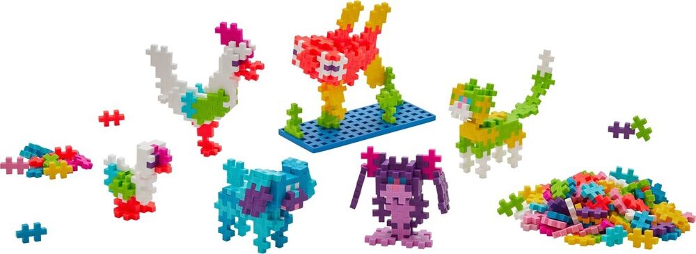 Learn to build Plus-Plus Dieren (275st)