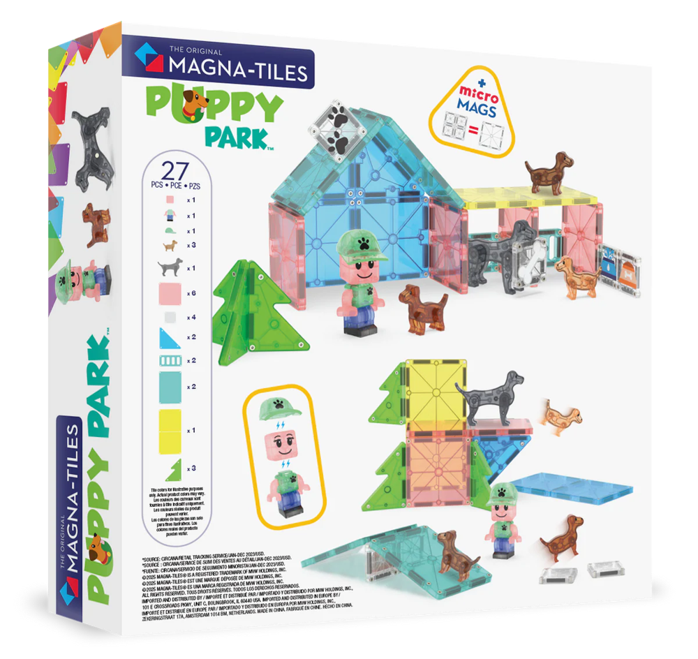 MAGNA-TILES - Puppy Park - 27 stuks