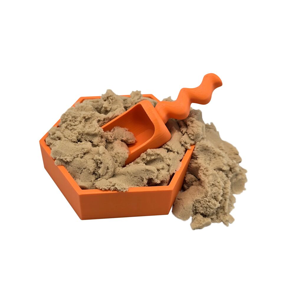 Grennn speelbakje Mandigo - Oranje - Zeshoekig - B7