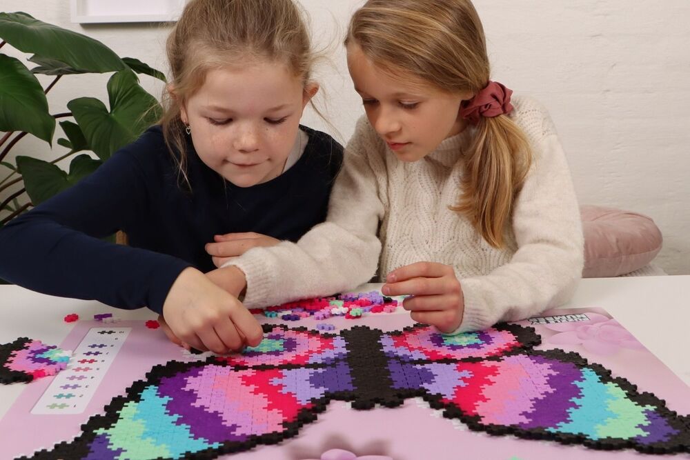 Puzzle by number Plus-Plus vlinder (800st)